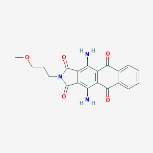 molecular formula C20H17N3O5 B084379 分散蓝 60 CAS No. 12217-80-0