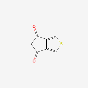 molecular formula C7H4O2S B8437904 Cyclopenta[c]thiophene-4,6-dione 