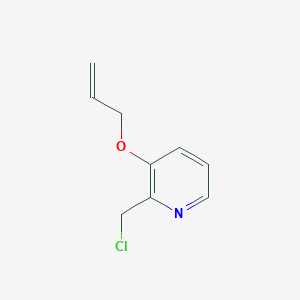 molecular formula C9H10ClNO B8437912 3-Allyloxy-2-chloromethyl-pyridine 