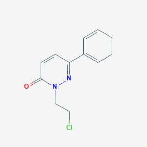 molecular formula C12H11ClN2O B8437939 2-(2-chloroethyl)-6-phenyl-3(2H)-pyridazinone 