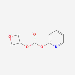 molecular formula C9H9NO4 B8437940 Oxetan-3-yl pyridin-2-yl carbonate 