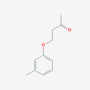 molecular formula C11H14O2 B8437980 4-(3-Methylphenoxy)-2-butanone 