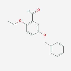 molecular formula C16H16O3 B8438029 5-Benzyloxy-2-ethoxybenzaldehyde 