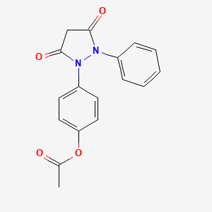 4-(3,5-Dioxo-2-phenyl-1-pyrazolidinyl)phenyl acetate