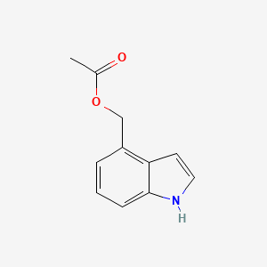 molecular formula C11H11NO2 B8438188 4-Acetoxymethylindole 