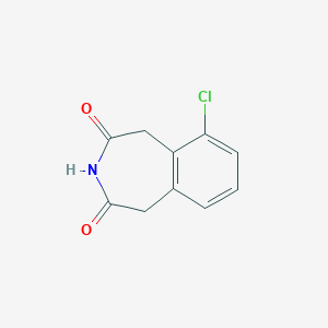 molecular formula C10H8ClNO2 B8438198 6-chloro-1H-3-benzazepine-2,4(3H,5H)-dione 
