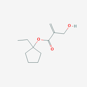 molecular formula C11H18O3 B8438200 1-Ethylcyclopentyl alpha-(hydroxymethyl)acrylate 