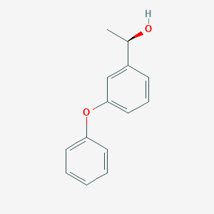 molecular formula C14H14O2 B8438214 (R)-3-Phenoxy-alpha-methylbenzenemethanol 