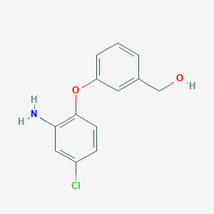 molecular formula C13H12ClNO2 B8438228 [3-(2-Amino-4-chloro-phenoxy)-phenyl]-methanol 