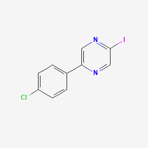 2-(4-Chlorophenyl)-5-iodopyrazine