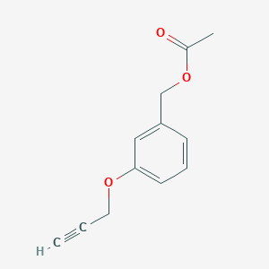 molecular formula C12H12O3 B8438328 3-Propargyloxybenzyl acetate 