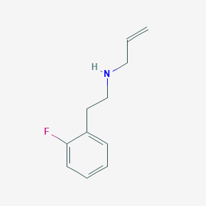 molecular formula C11H14FN B8438356 N-[2-(2-Fluorophenyl)ethyl]prop-2-en-1-amine CAS No. 798543-08-5