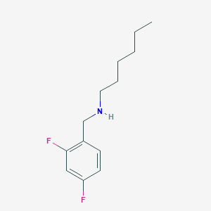 molecular formula C13H19F2N B8438364 N-Hexyl-2,4-difluorobenzylamine CAS No. 134672-79-0