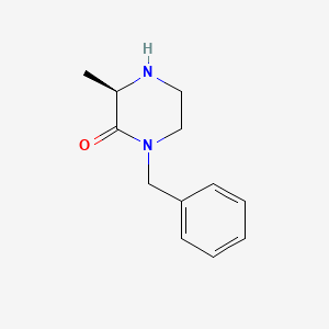 1-Benzyl-(3R)-methylpiperazine-2-one