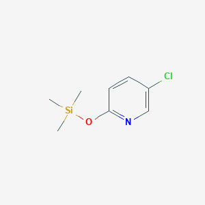 molecular formula C8H12ClNOSi B8438441 5-Chloro-2-trimethylsilyloxy-pyridine 