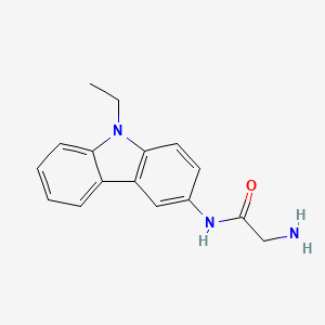 molecular formula C16H17N3O B8438444 2-amino-N-(9-ethyl-9H-carbazol-3-yl)-acetamide 
