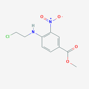molecular formula C10H11ClN2O4 B8438533 4-(2-Chloroethylamino)-3-nitro-benzoic Acid Methyl Ester 