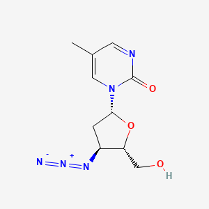 molecular formula C10H13N5O3 B8438584 1-(3-Azido-2,3-dideoxy-beta-D-erythropentofuranosyl)-5-methyl-2(1H)-pyrimidinone CAS No. 121086-97-3