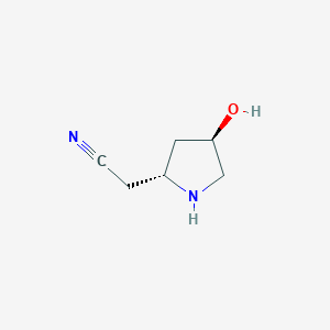 (2R,4R)-2-cyanomethyl-4-hydroxypyrrolidine
