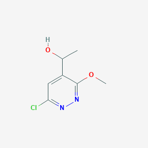1-(6-Chloro-3-methoxy-pyridazin-4-yl)-ethanol
