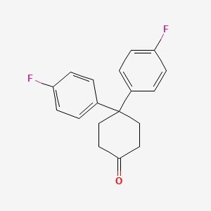 4,4-Bis(p-fluorophenyl)cyclohexanone
