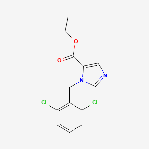 Ethyl 1-(2,6-dichlorobenzyl)-1H-imidazol-5-carboxylate