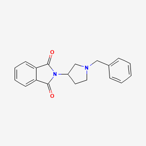 molecular formula C19H18N2O2 B8438813 N-(1-benzylpyrrolidin-3-yl)phthalimide 