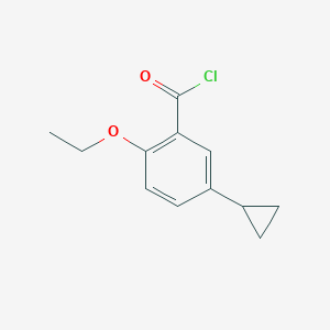 5-Cyclopropyl-2-ethoxy-benzoyl chloride