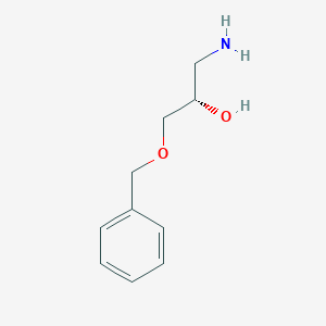 molecular formula C10H15NO2 B8439091 (S)-1-amino-3-(benzyloxy)propan-2-ol 