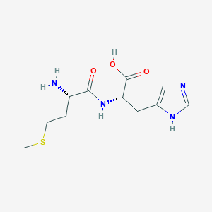 molecular formula C11H18N4O3S B084391 甲硫氨酰-组氨酸 CAS No. 14486-12-5