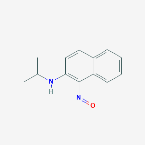 molecular formula C13H14N2O B8439103 1-Nitroso-N-(propan-2-yl)naphthalen-2-amine CAS No. 76145-77-2