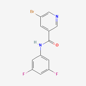 5-bromo-N-(3,5-difluorophenyl)nicotinamide