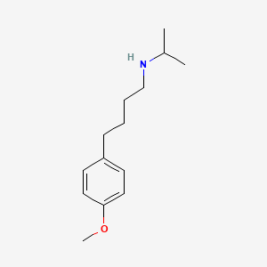 molecular formula C14H23NO B8439151 4-(4-methoxyphenyl)-N-(1-methylethyl)butylamine 