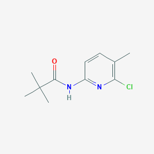 molecular formula C11H15ClN2O B8439175 N-(6-chloro-5-methyl-pyridin-2-yl)-2,2-dimethyl-propionamide 