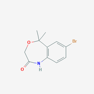 7-bromo-5,5-dimethyl-1,5-dihydro-4,1-benzoxazepin-2(3H)-one