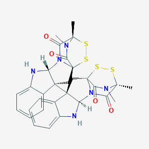 molecular formula C30H28N6O6S4 B084392 Verticillin CAS No. 12795-76-5
