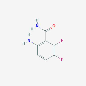 molecular formula C7H6F2N2O B8439224 6-Amino-2,3-difluorobenzamide 