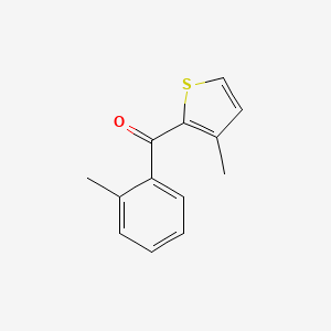 3-Methyl-2-(2-methylbenzoyl)thiophene