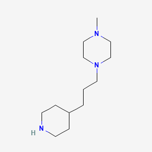 4-[3-(4-Methyl-1-piperazinyl)propyl]piperidine