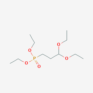 molecular formula C11H25O5P B084393 二乙基(3,3-二乙氧基丙基)膦酸酯 CAS No. 15110-17-5