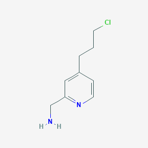 2-Aminomethyl-4-(3-chloropropyl)pyridine