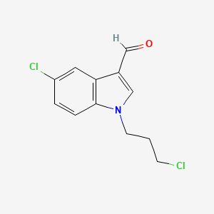 5-Chloro-1-(3-chloropropyl)indole-3-carboxaldehyde