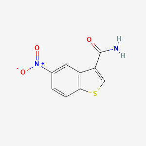 5-Nitro-3-benzothiophencarboxylic acid amide