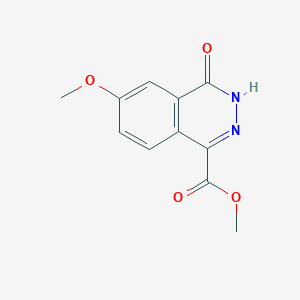 molecular formula C11H10N2O4 B8439383 Methyl 7-methoxy-1,2-dihydro-1-oxophthalazin-4-ylcarboxylate CAS No. 53960-11-5
