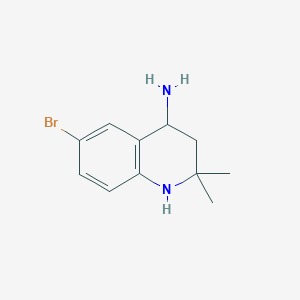 6-Bromo-2,2-dimethyl-1,2,3,4-tetrahydroquinolin-4-amine