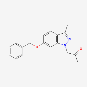 1-(6-Benzyloxy-3-methyl-indazol-1-yl)-propan-2-one