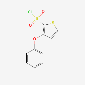 molecular formula C10H7ClO3S2 B8439577 3-Phenoxythiophene-2-sulfonyl chloride CAS No. 166964-13-2