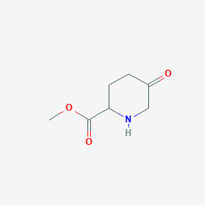 molecular formula C7H11NO3 B8439609 Methyl 5-oxopiperidine-2-carboxylate 
