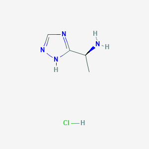 (1S)-1-(4H-1,2,4-triazol-3-yl)ethanamine hydrochloride salt