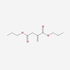 molecular formula C11H18O4 B084397 Dipropyl 2-methylidenebutanedioate CAS No. 13401-95-1